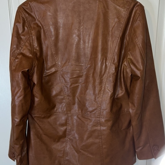 Faux Leather Blazer Jacket | Women’s Medium - Picture 7 of 7